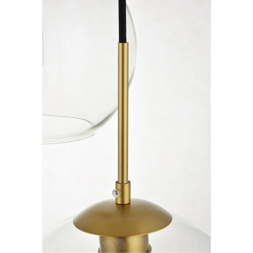 Baxter 7 Light 54 inch Brass Pendant Ceiling Light