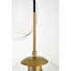 Baxter 7 Light 54 inch Brass Pendant Ceiling Light