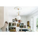 Victoria 1 Light 13.75 inch Vintage Gold Leaf Pendant Ceiling Light