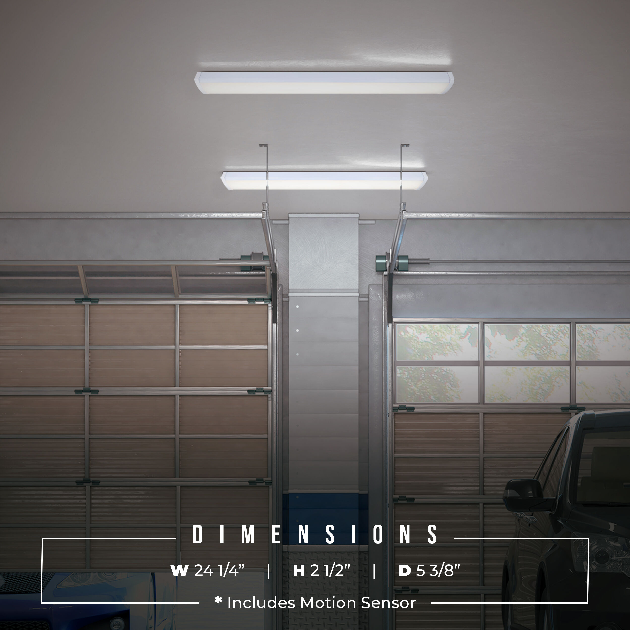 Madison LED 5.4 inch White Utility Light