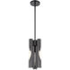 Acra 3 Light 6 inch Black Chrome Pendant Chandelier Ceiling Light