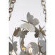 Julie Neill Farfalle LED 29.25 inch Burnished Silver Leaf Basket Chandelier Ceiling Light
