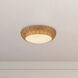 Alora Mood Merida 2 Light 14.88 inch Rattan Flush Mount Ceiling Light