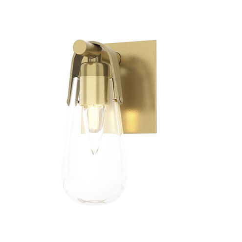 Eos 1 Light 5.1 inch Modern Brass Bath Sconce Wall Light
