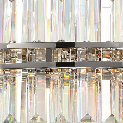 Hayes 16 Light 28 inch Polished Nickel Chandelier Ceiling Light