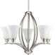 Mackinley 5 Light 24.13 inch Brushed Nickel Chandelier Ceiling Light