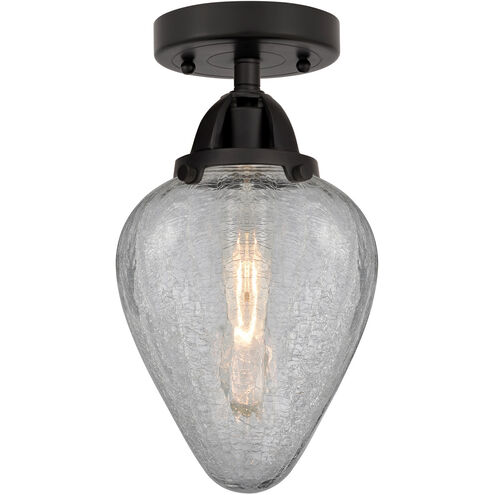 Nouveau 2 Geneseo LED 7 inch Matte Black Semi-Flush Mount Ceiling Light