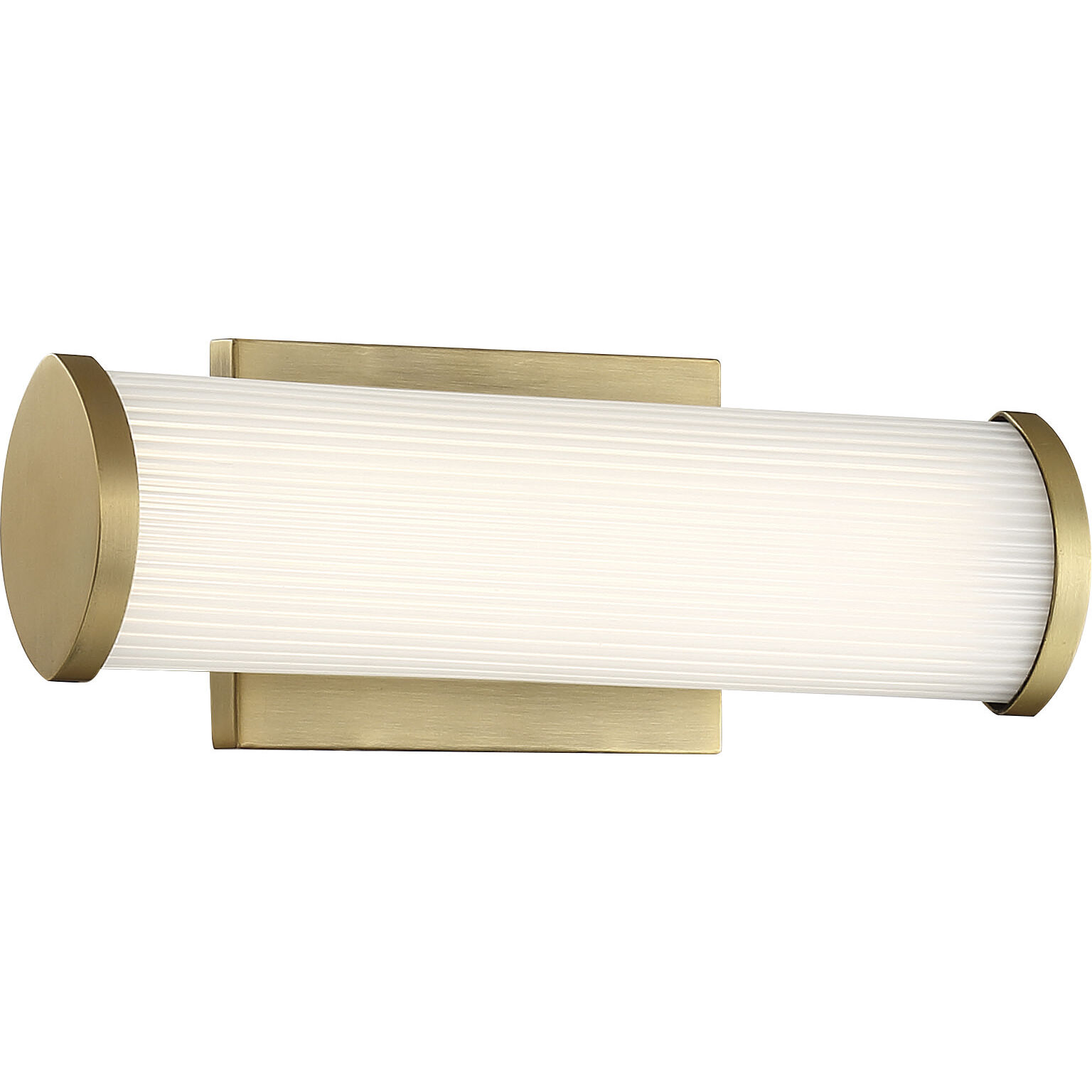 Lena LED 13 inch Brushed Brass Vanity Light Wall Light