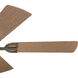 Lyndon 52 inch Olde Bronze with Medium Walnut Blades Ceiling Fan