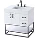 Caroline 32 X 34 inch White Bathroom Vanity Cabinet