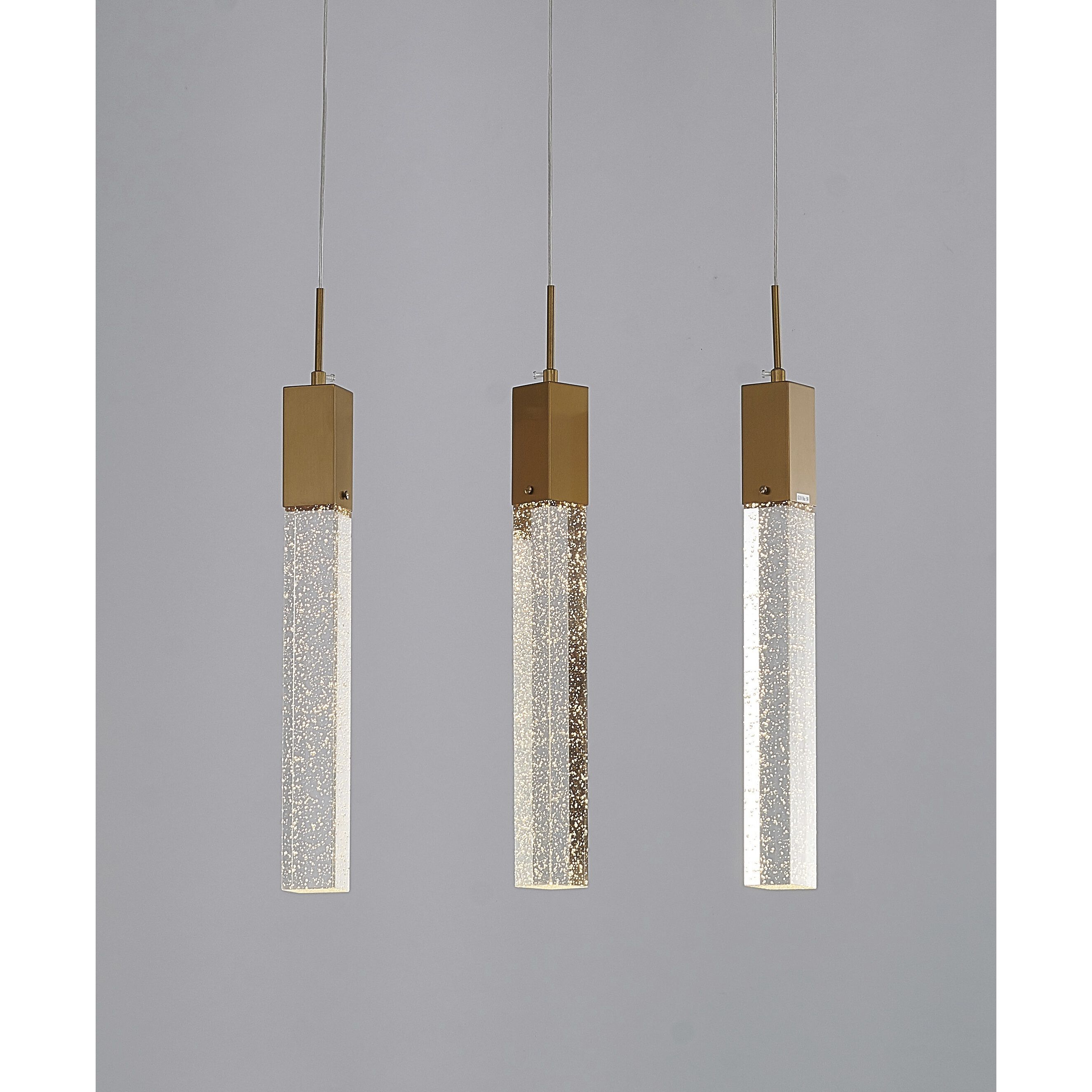 Canada 3 Light 22 inch Gold Island Lighting Ceiling Light