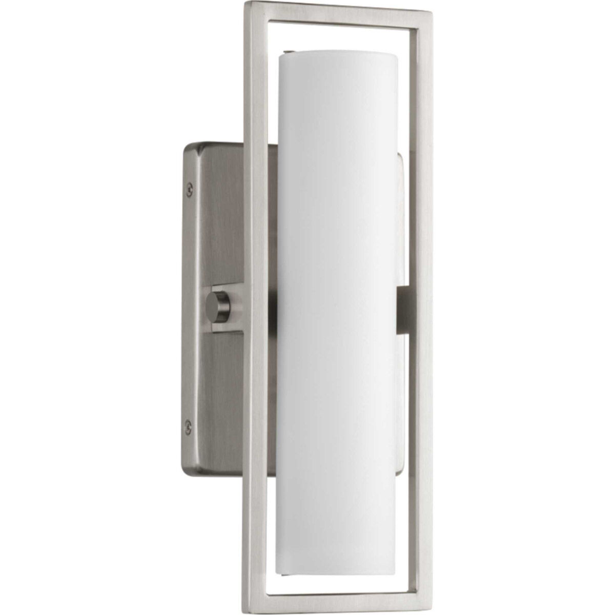 Frame LED 12 inch Brushed Nickel Bath Vanity Wall Light, Progress LED