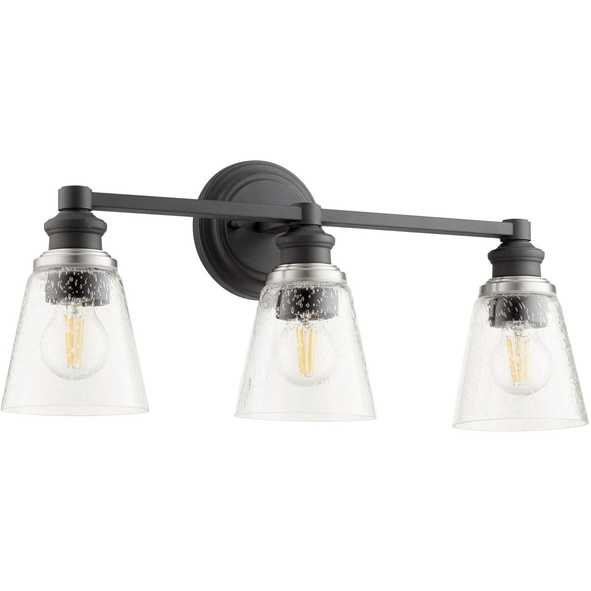 Dunbar 3 Light 23 inch Noir Vanity Light Wall Light