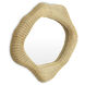 Bilbao 48.23 X 39.96 inch Natural Rattan Wall Mirror