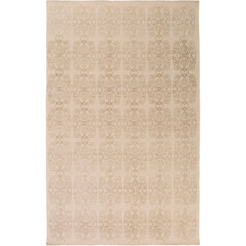 Adeline 72 X 48 inch Neutral and Neutral Area Rug, Wool, Viscose, and Cotton