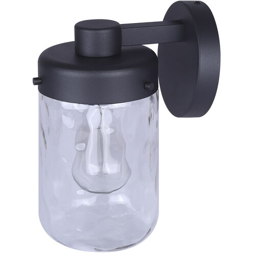 Juno 1 Light 10.25 inch Black Outdoor Wall Lantern