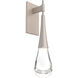 Rain Drop LED 5 inch Beige Silver Indoor Sconce Wall Light in Metallic Beige Silver, 2700K LED