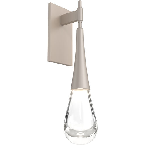 Rain Drop LED 5 inch Beige Silver Indoor Sconce Wall Light in Metallic Beige Silver, 2700K LED