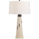 Follies 30 inch 60 watt Ivory and English Bronze Table Lamp Portable Light