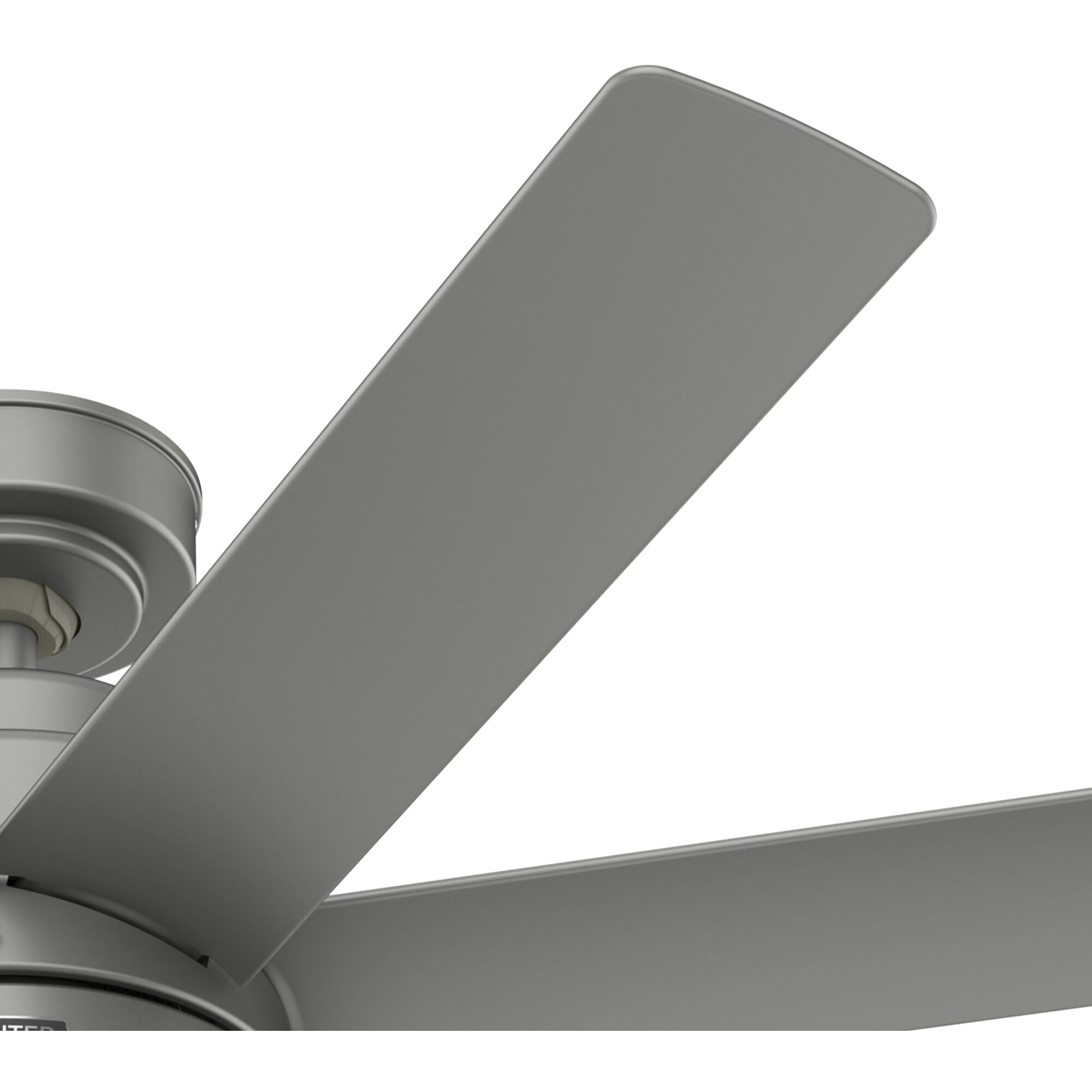 Brazos 52 inch Matte Silver Outdoor Ceiling Fan