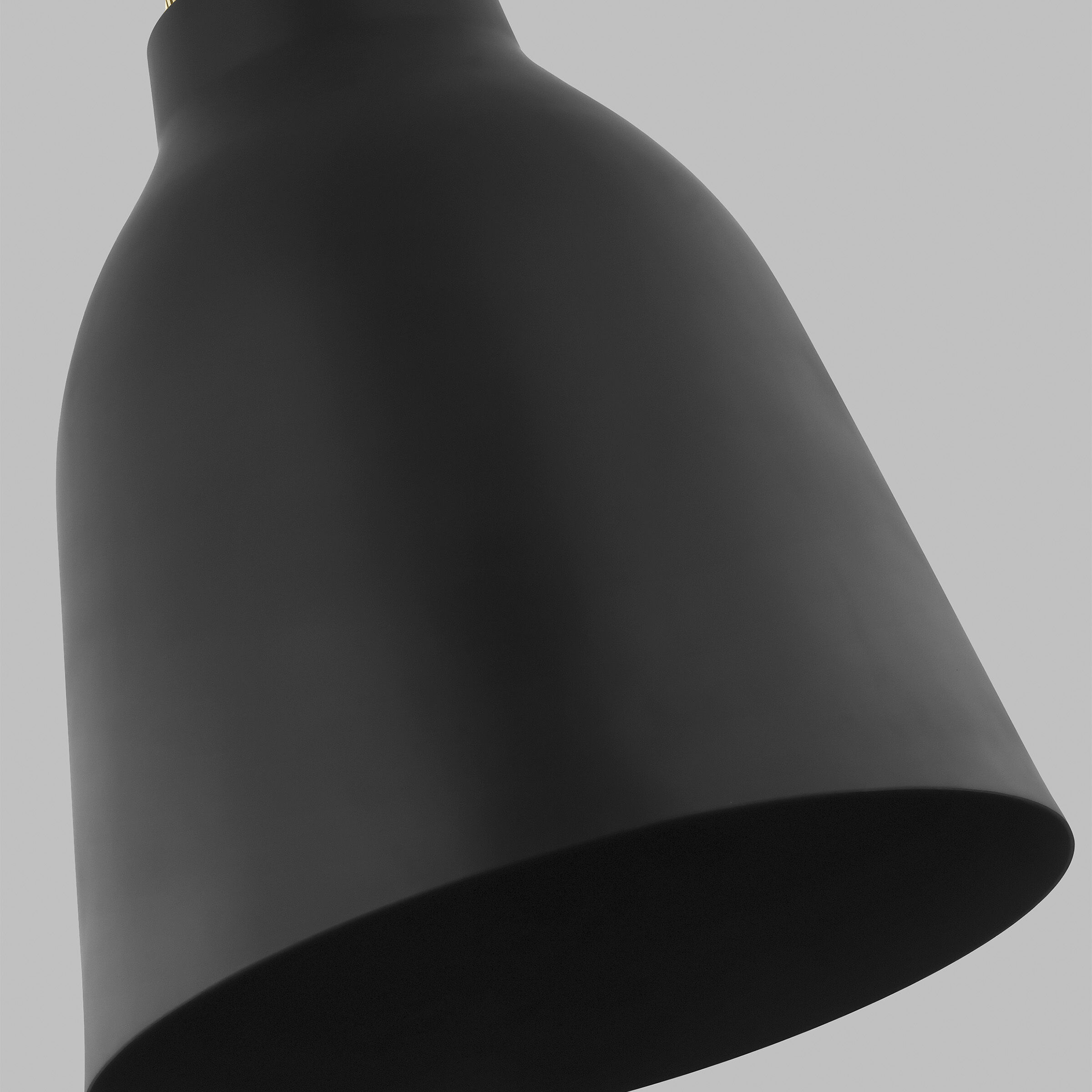 Sean Lavin Forge Line-Voltage Pendant Ceiling Light in Nightshade Black