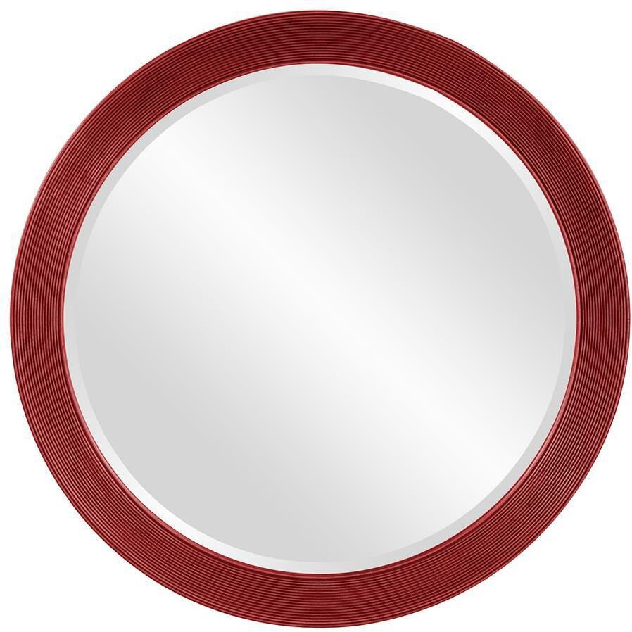 Virginia 36 inch Glossy Red Wall Mirror