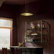 Tenon LED Lacquered Brass Pendant Ceiling Light