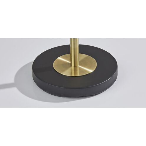 Hazel 65 inch 60.00 watt Antique Brass Floor Lamp Portable Light