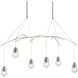 Kiwi 6 Light 36.8 inch Sterling Pendant Ceiling Light
