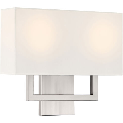 Mid Town LED 15 inch Brushed Steel Wall Sconce Wall Light
