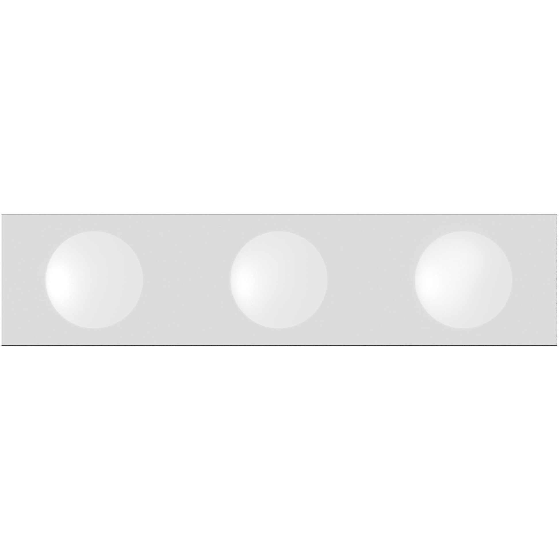 Essentials - 445x 3 Light 18 inch Polished Chrome Bath Light Wall Light