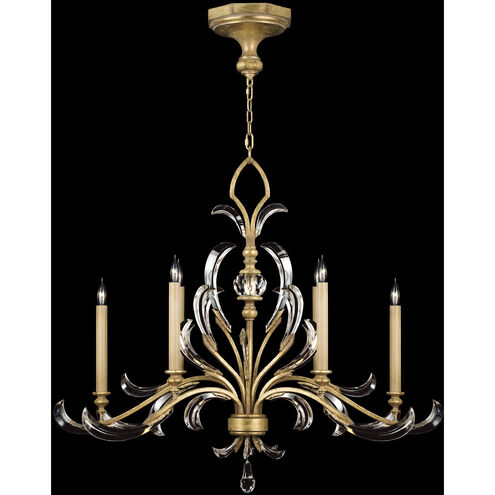 Beveled Arcs 6 Light 44 inch Gold Chandelier Ceiling Light