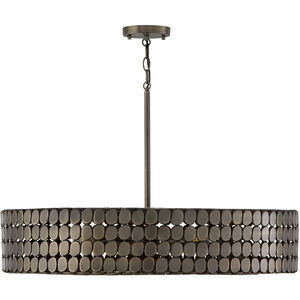 Eliana 4 Light 30.5 inch Dark Brass Chandelier Ceiling Light