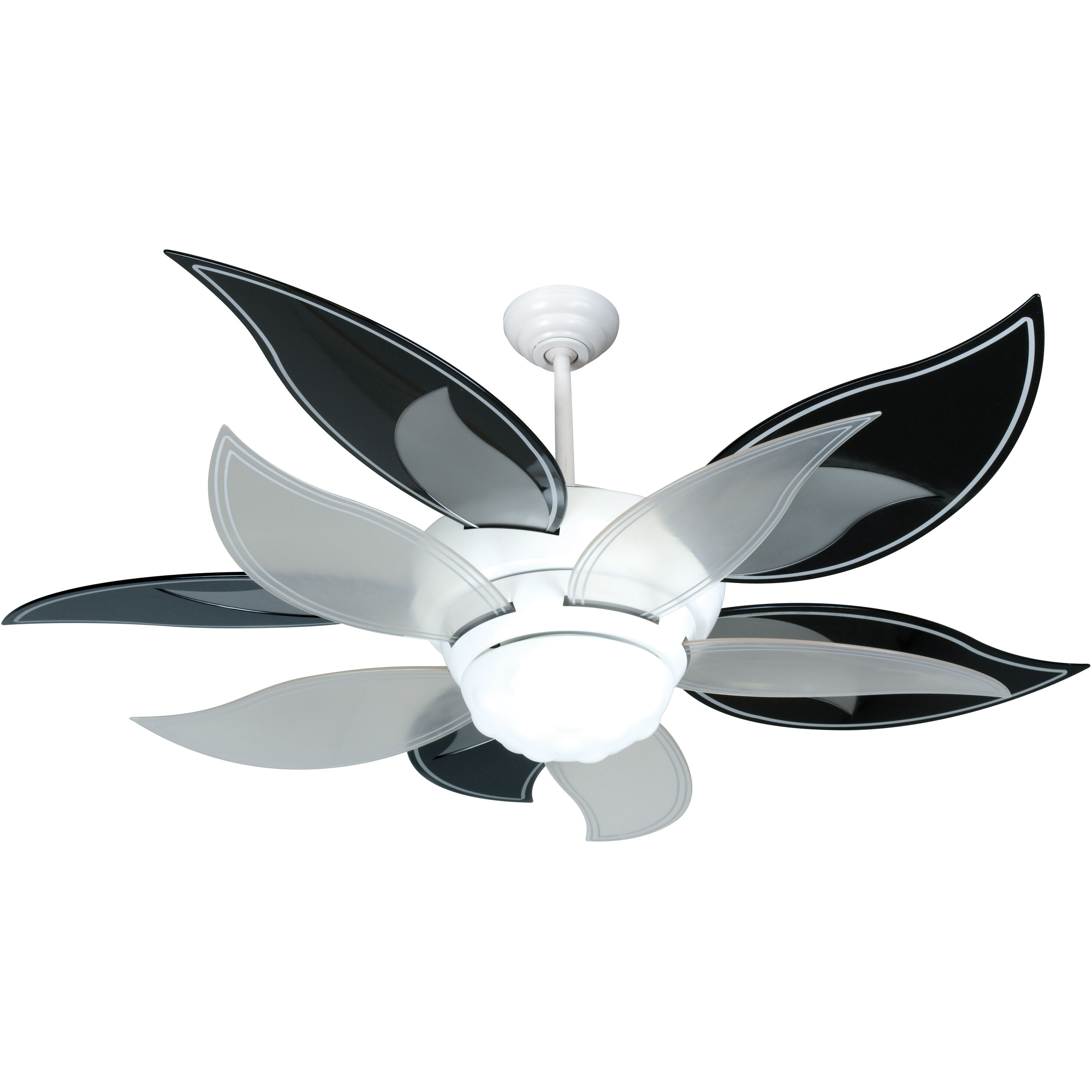 Bloom 52 inch White with Pink Blades Ceiling Fan Kit in Pink Bloom 52 inch White with Pink Blades Ceiling Fan Kit in Pink