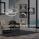 Orion LED 16 inch Satin Brass Flush Mount Ceiling Light