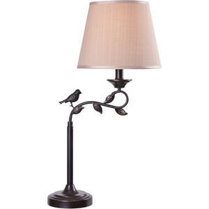 Birdsong 16 inch 100.00 watt Oil Rubbed Bronze Table Lamp Portable Light