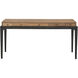 Memphis 64 X 28 inch Dark Walnut and Black Walnut Desk