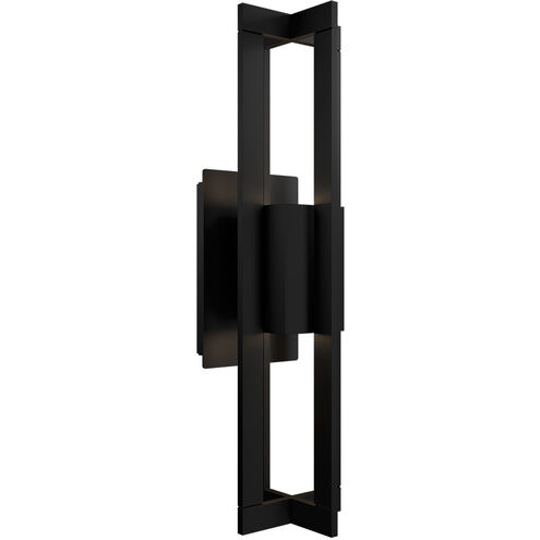 Gander LED 20 inch Black Outdoor Wall Lighting in 3000K