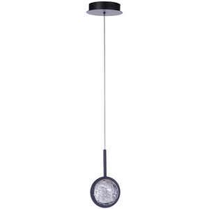 Glitzer 3.88 inch Matte Black Pendant Ceiling Light