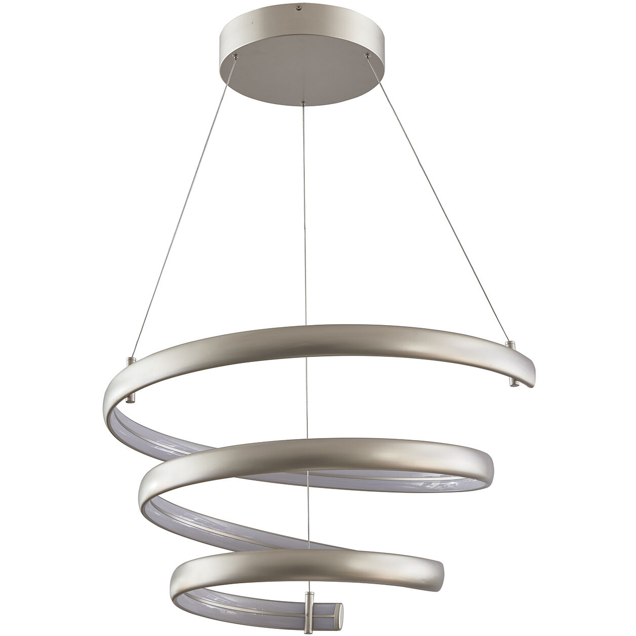 Sling LED 31.5 inch Titanium Silver Pendant Ceiling Light