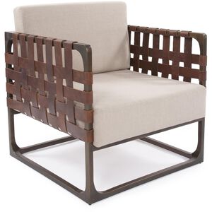 Hugo Natural/Buffalo Brown/Bronze Chair