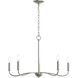 Ilia 5 Light 28 inch Brushed Nickel Chandelier Ceiling Light