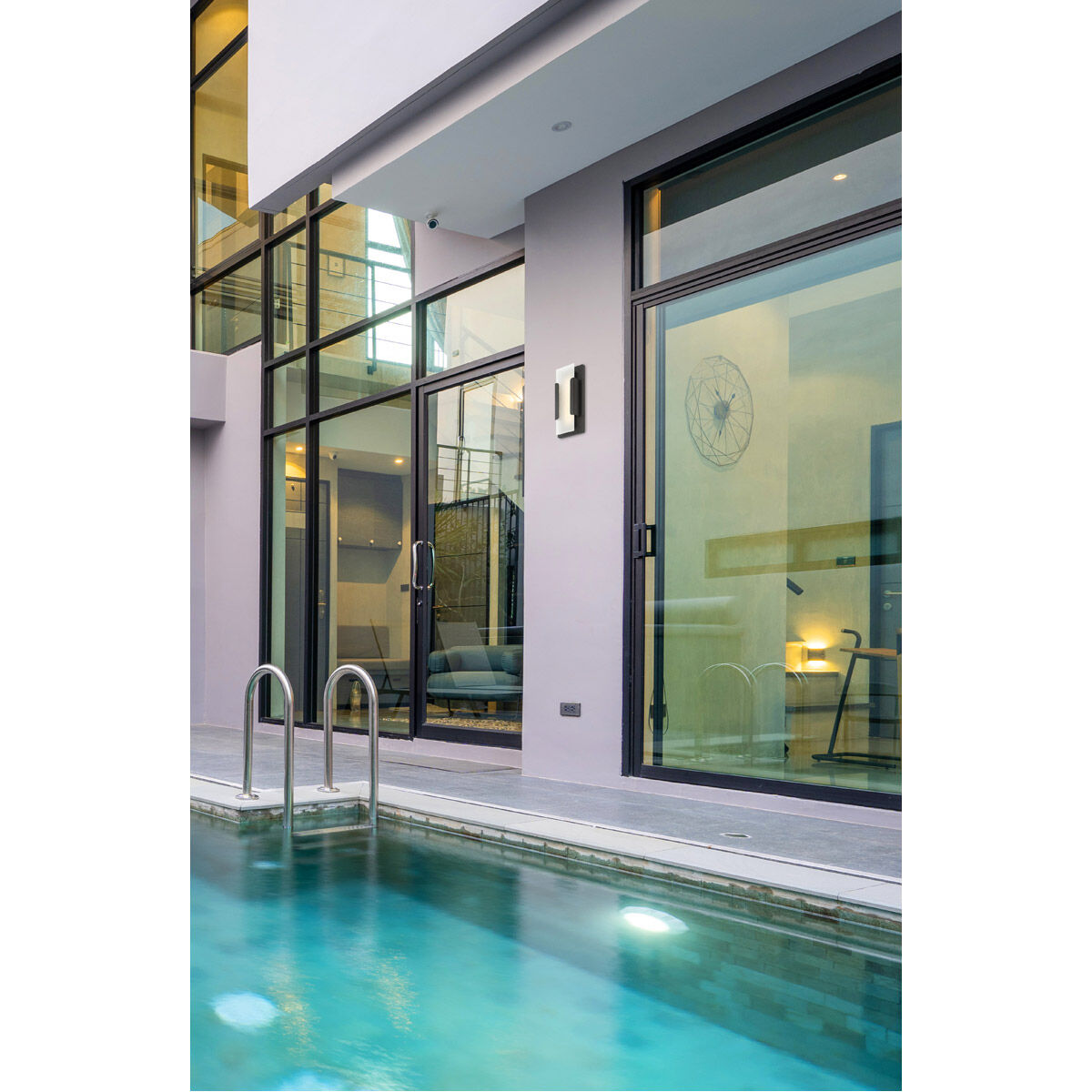 Hubert LED 13 inch Bronze Outdoor Wall Sconce