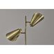 Josephine 60.5 inch 40.00 watt Antique Brass Floor Lamp Portable Light
