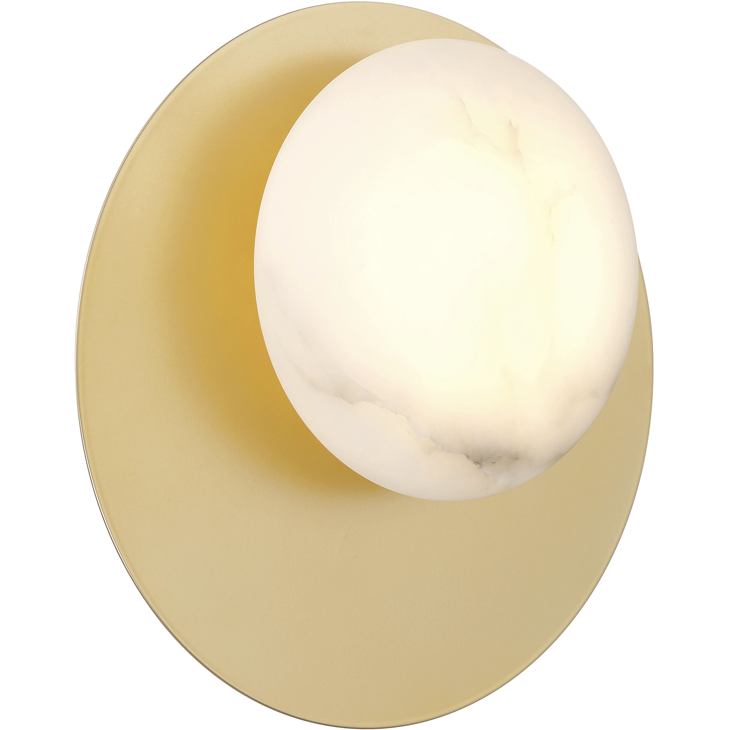 Zill LED 10 inch Lily Gold Wall Sconce Wall Light