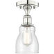Ellery 1 Light 4.75 inch Polished Nickel Semi-Flush Mount Ceiling Light
