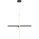 Vega 30 inch Black Pendant Ceiling Light