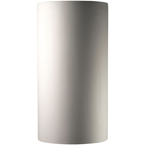 Ambiance Cylinder 1 Light 10.75 inch Bisque Wall Sconce Wall Light, Really Big