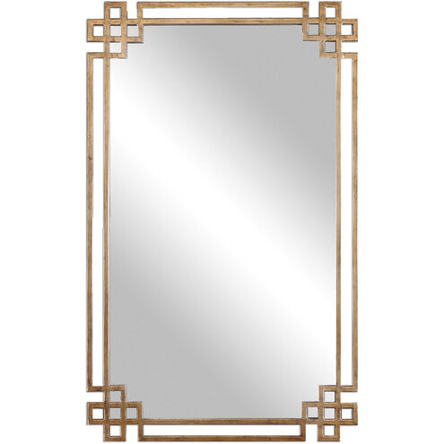 Devoll 37 X 23 inch Antique Gold Wall Mirror