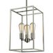 Williamsport 3 Light 10 inch Brushed Nickel Chandelier Ceiling Light